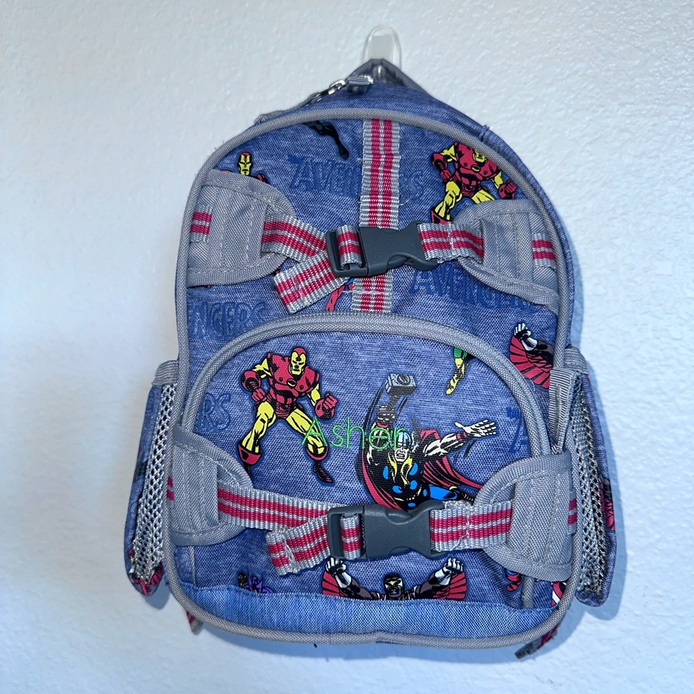 Pottery Barn Kids Mini Avengers backpack “Asher”